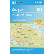 101 Stugun Sverigeserien 1:50 000